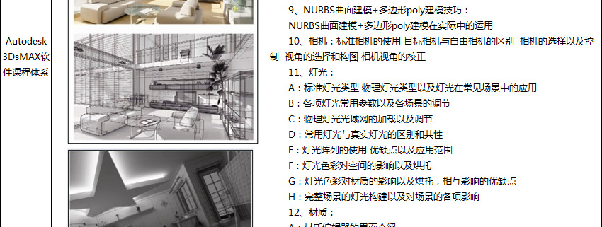 室内效果图表现