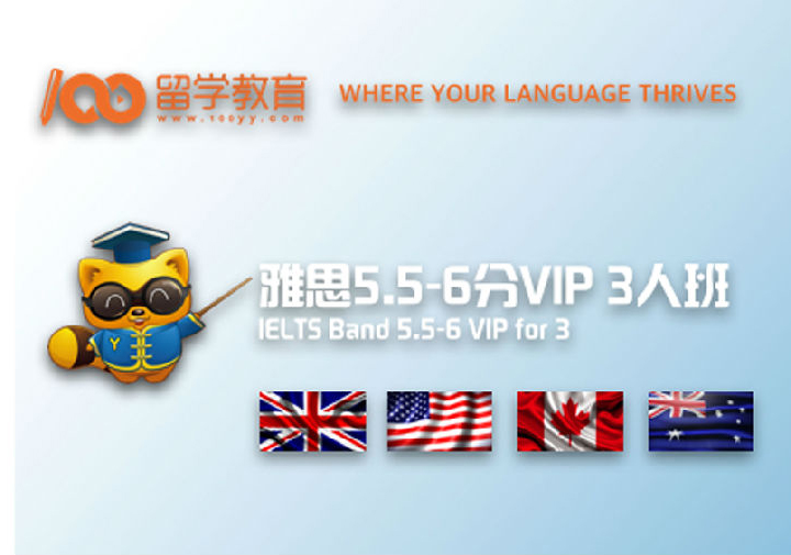 雅思保6分VIP3人班