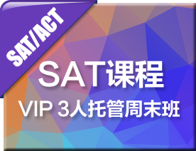 SAT-VIP3人托管周末培训班