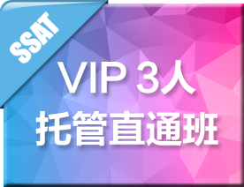 SSAT-VIP3人托管直通班