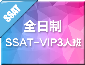 全日制SSAT-VIP3人培训班