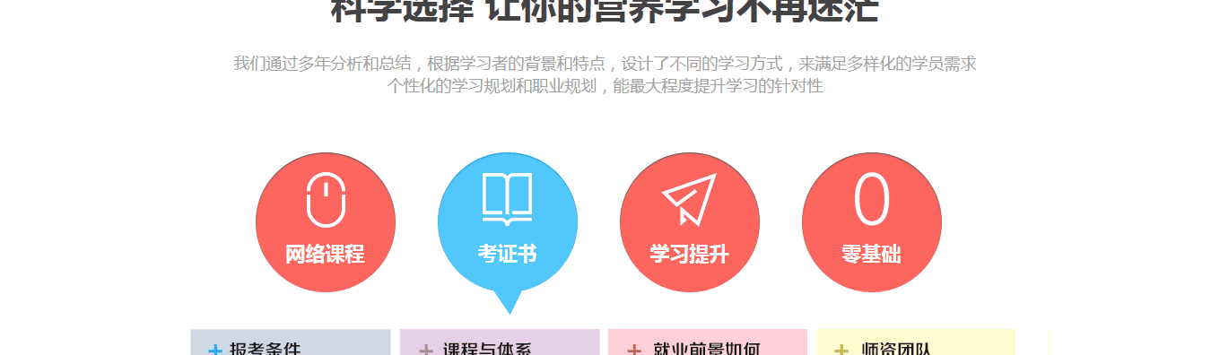 公共营养师课程