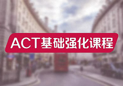 ACT基础强化课程