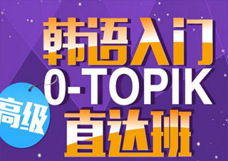 韩语0-Topik4级课程