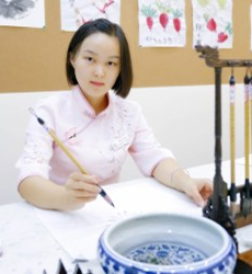 武汉新鸿书院特约主讲老师国画老师：高老师