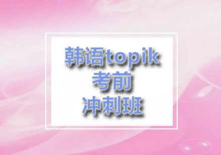 燕楚：韩语topik考前冲刺班