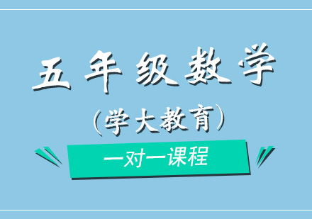 小学五年级数学一对一培训课程