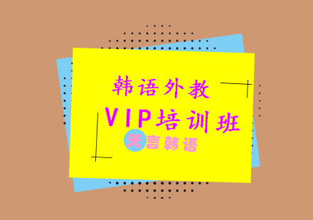 青岛韩语外教VIP培训班