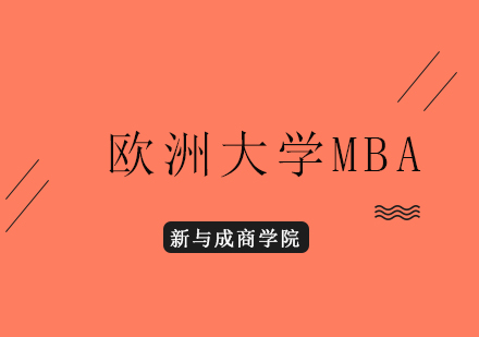 欧洲大学MBA课程