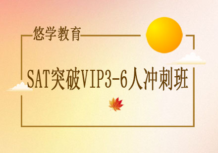 SAT突破VIP3-6人冲刺班