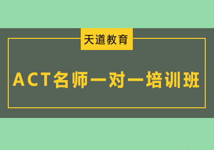 广州ACT一对一培训班