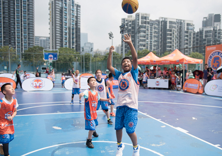 北京五星体育运动篮球投篮教学