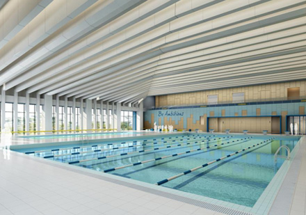 北京诺德安达学校游泳馆环境