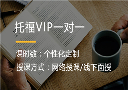 托福VIP一对一培训班