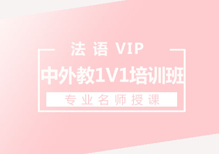 北京法语VIP中外教1V1培训班