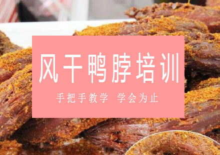 长沙风干鸭脖培训课程