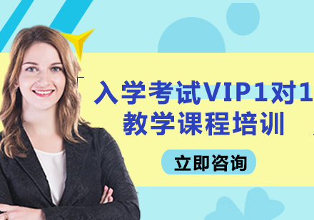上海入学考试VIP1对1教学课程培训