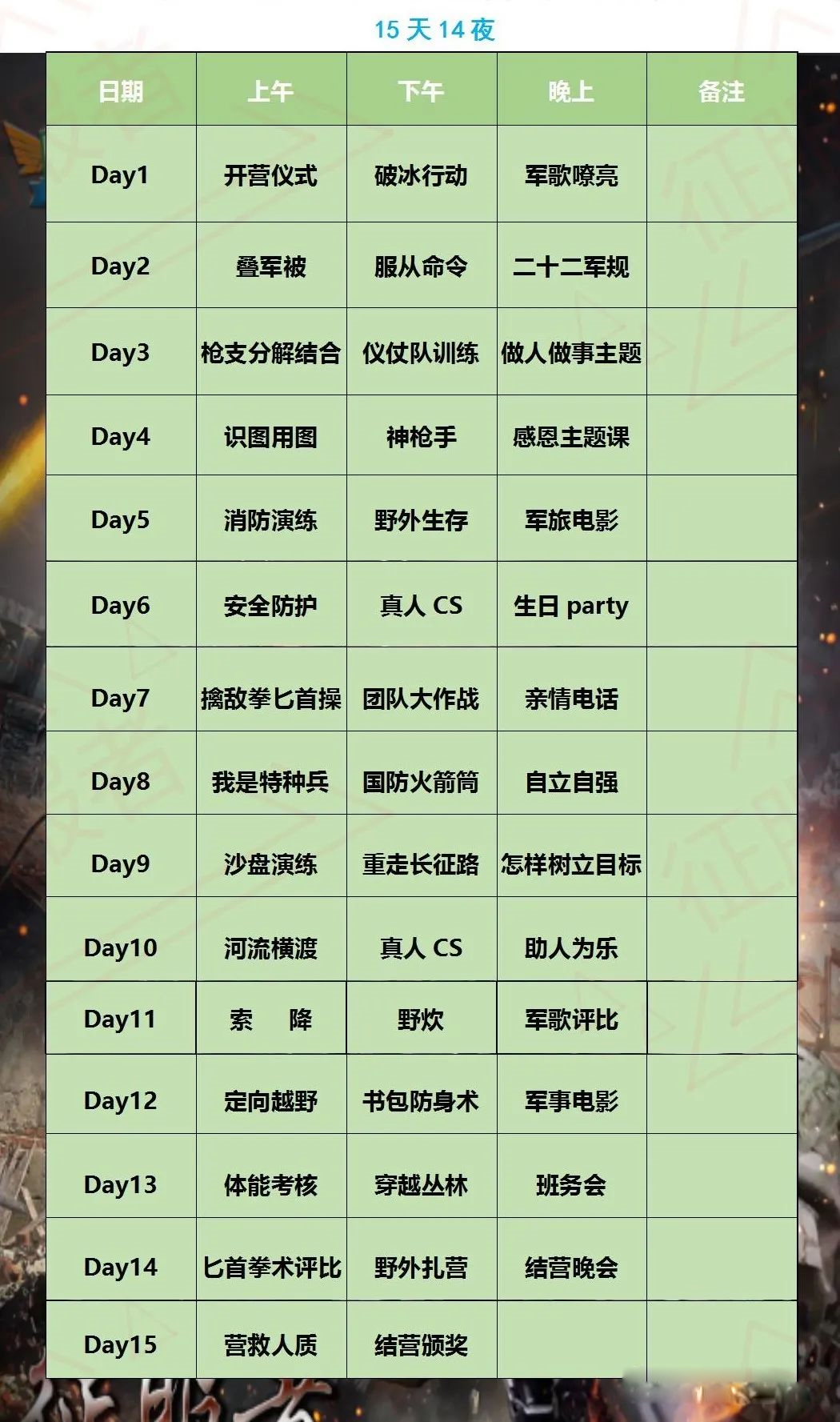 团队协作训练现场