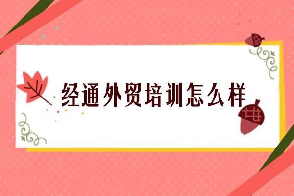 武汉经通外贸培训怎么样-经通外贸培训学校怎么样