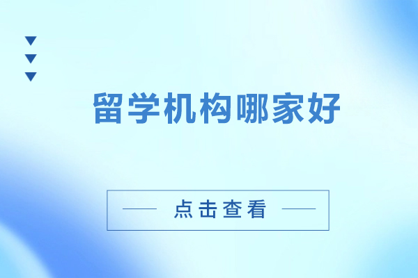 留学机构哪家好-留学机构哪家靠谱