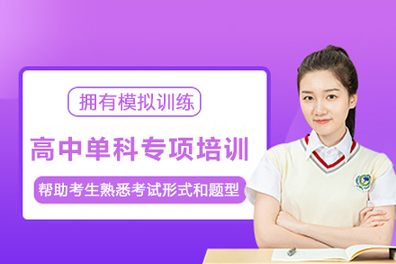 成都高中单科专项培训