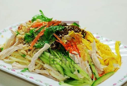 凉皮制作过程