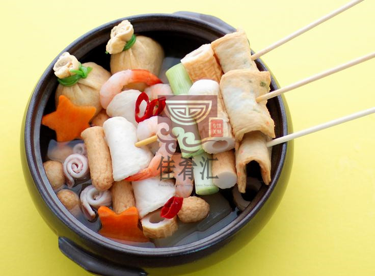 关东煮食材展示