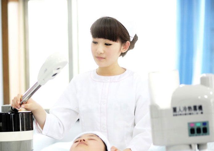 美容实训操作台实景