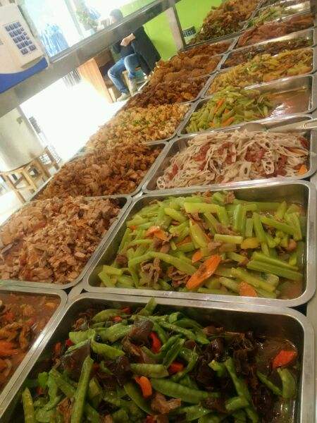 盒饭产品陈列