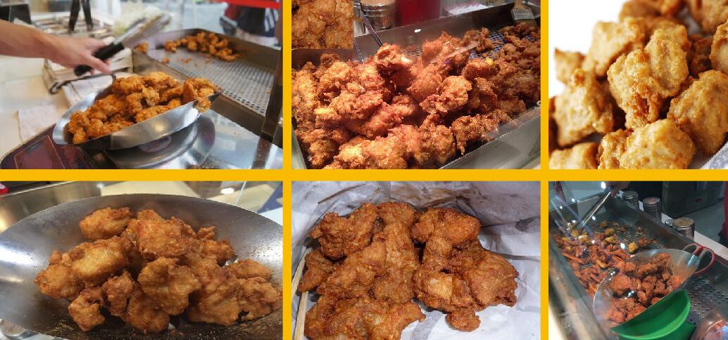 香酥炸鸡制作过程