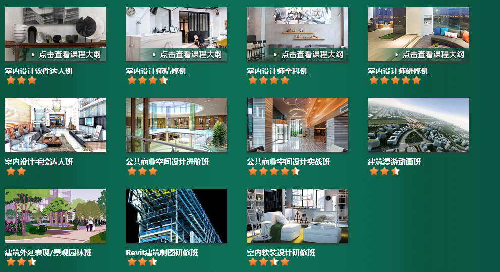 室内设计实训作品展示