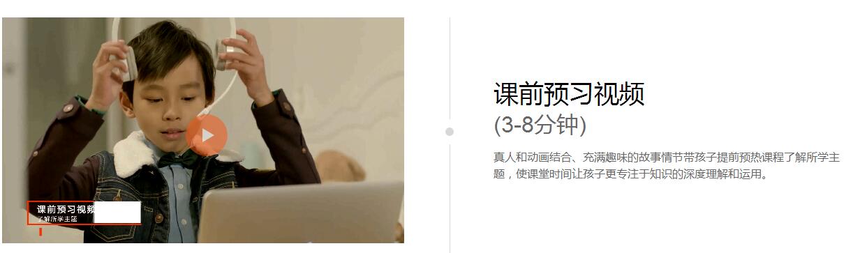VIPKID动画预习界面