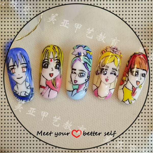 日系彩绘作品