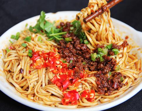 燃面食材配比示意图