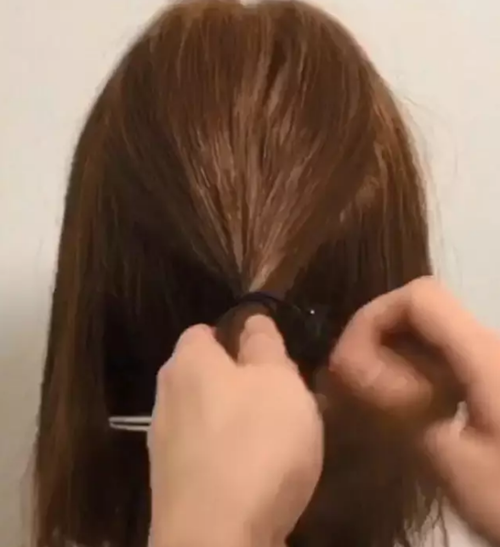 发型分区示意图