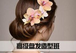 高级盘发造型班