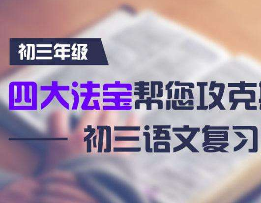 初三语文专项辅导