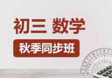 初三数学快速提分班一对一VIP
