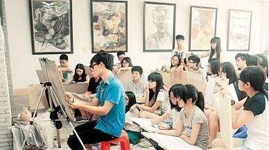 美术特训课堂实景