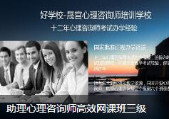助理心理咨询师高效网课班三级