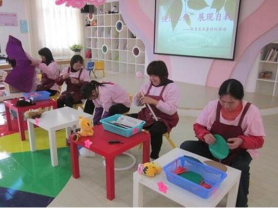 保育员实操教学现场