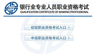 銀行業(yè)專業(yè)人員初級職業(yè)資格考試