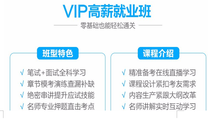 小学教师资格证VIP高薪*班