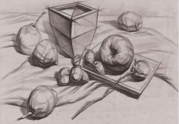 素描教学现场