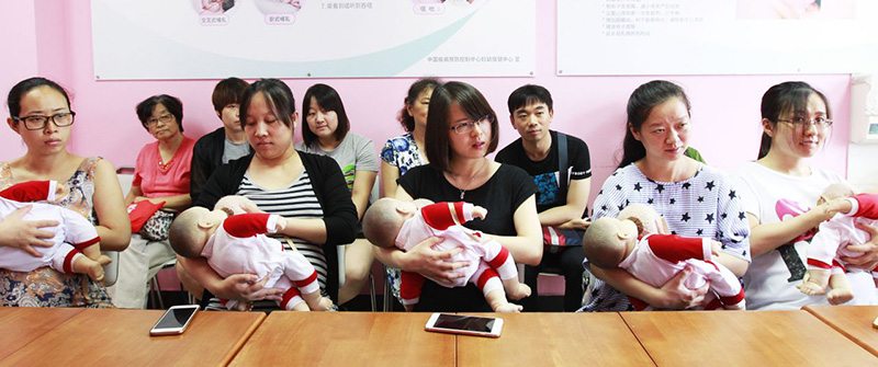 母乳指导师实践教学现场