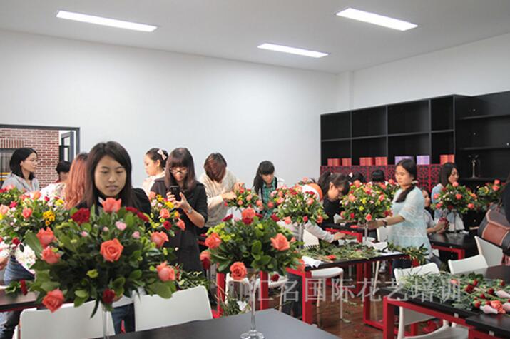 花艺教学实景