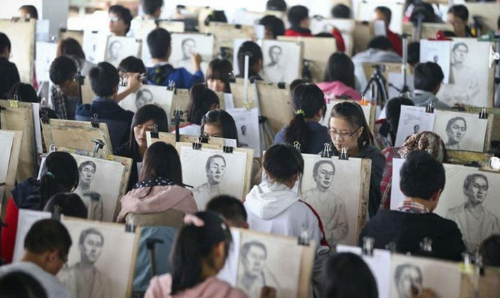 美术培训课堂实景