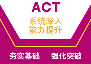 ACT基础冲30分8人班（A+B）