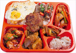 盒饭称菜