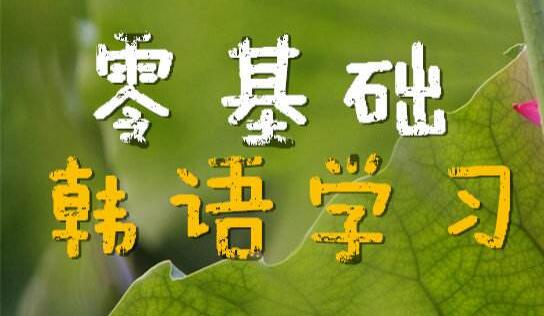 韩语应试课程体系图解